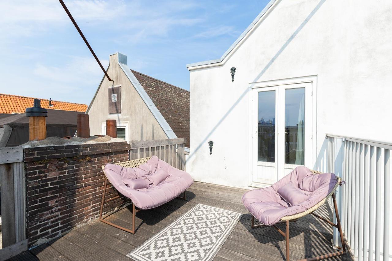 Central Top Floor Apartment With Private Balcony - Apt 3 Amszterdam Kültér fotó